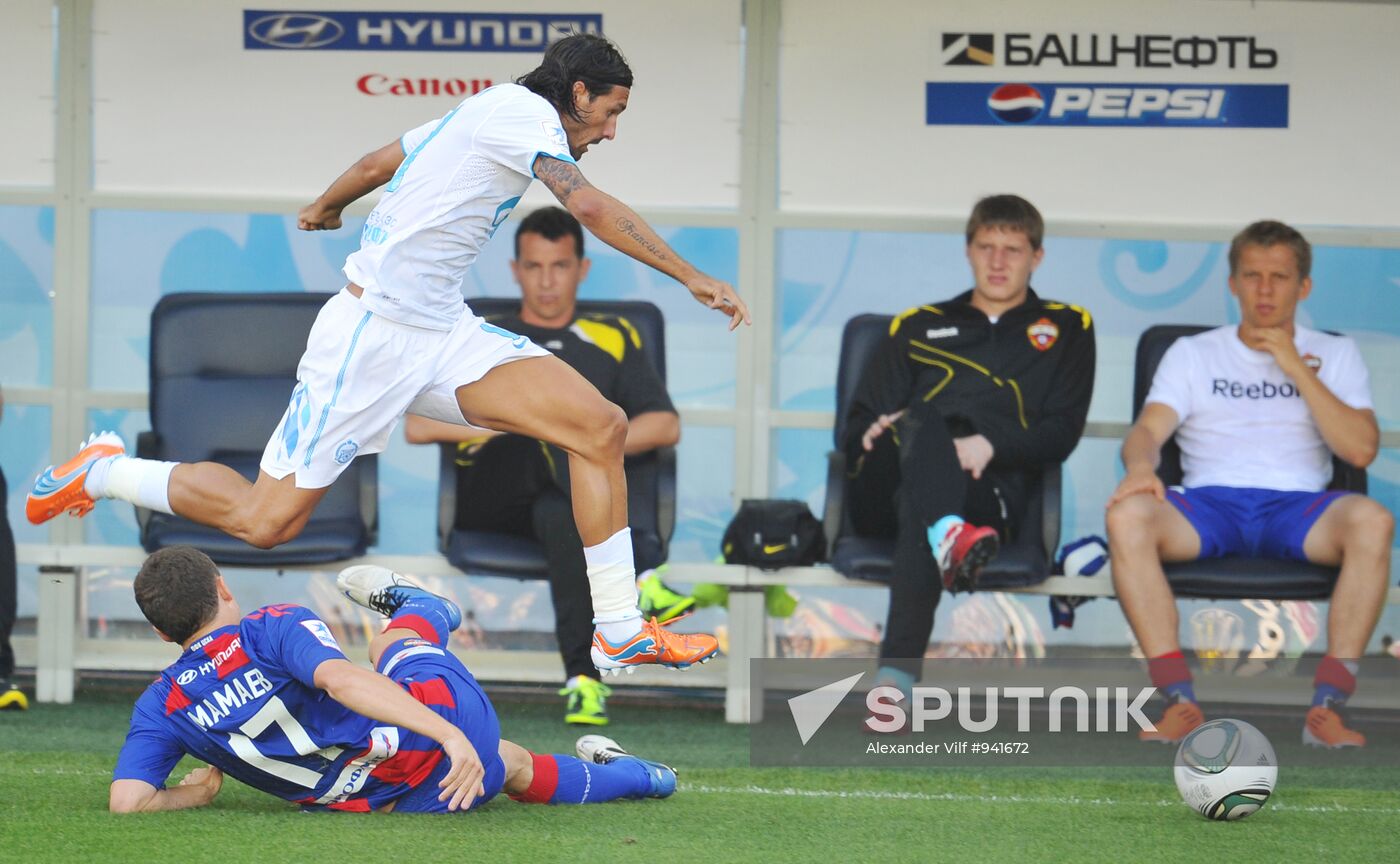 Football. Russian Premier League. CSKA vs. Zenit