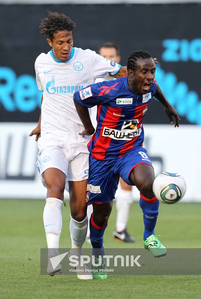 Football. Russian Premier League. CSKA vs. Zenit
