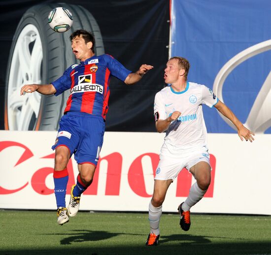 Football. Russian Premier League. CSKA vs. Zenit