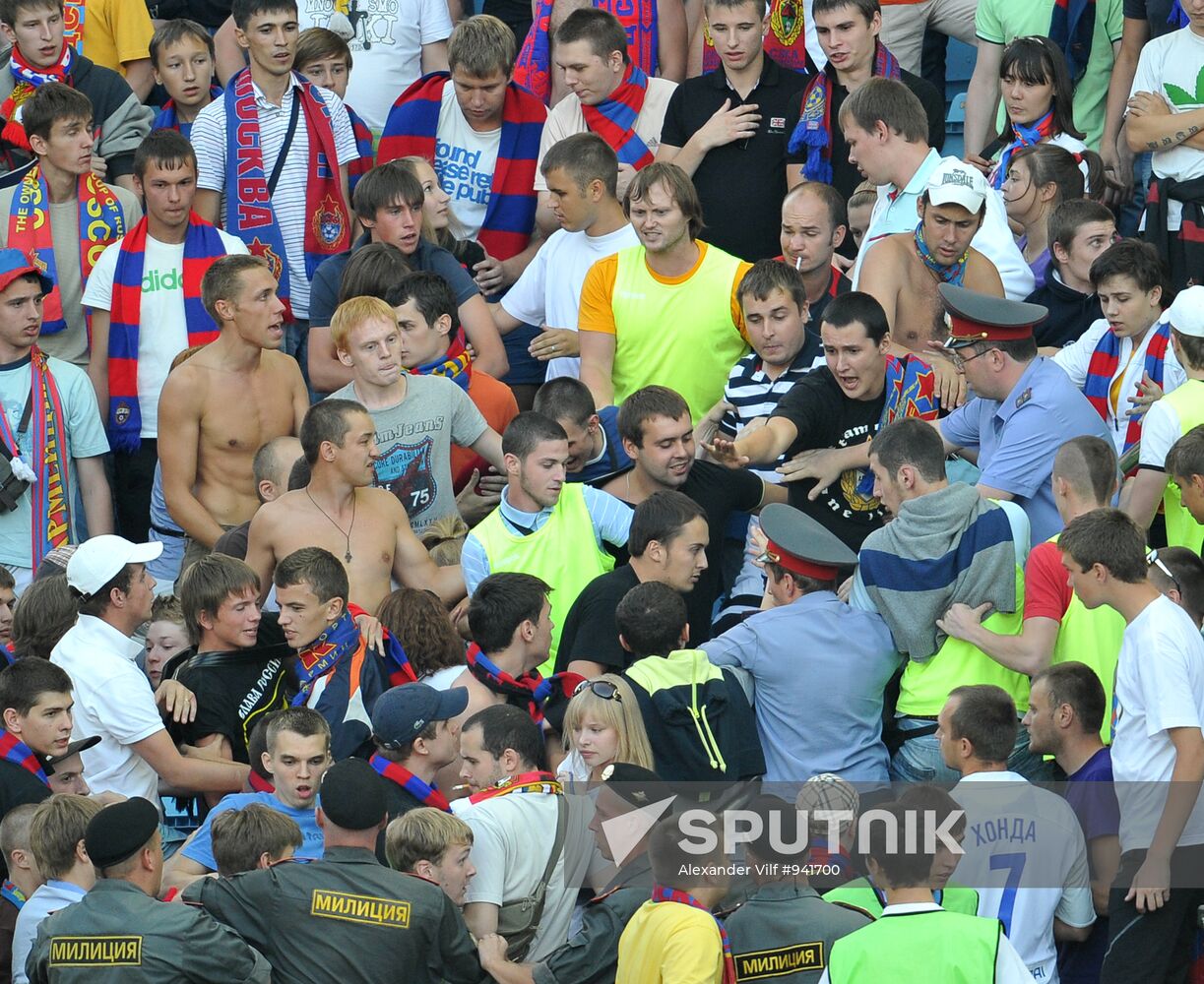 Football. Russian Premier League. CSKA vs. Zenit