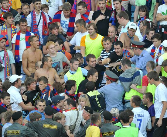 Football. Russian Premier League. CSKA vs. Zenit