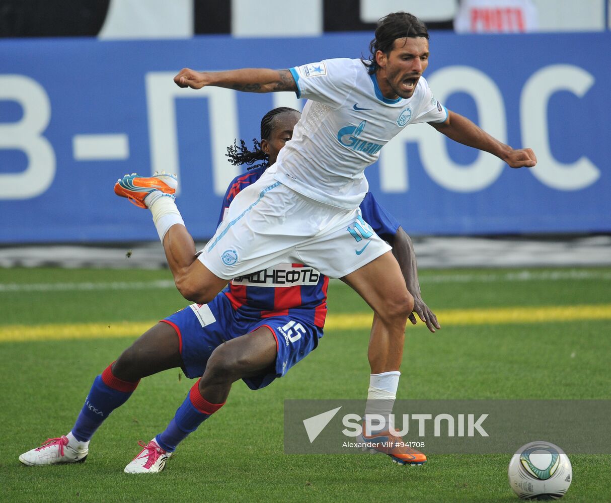 Football. Russian Premier League. CSKA vs. Zenit