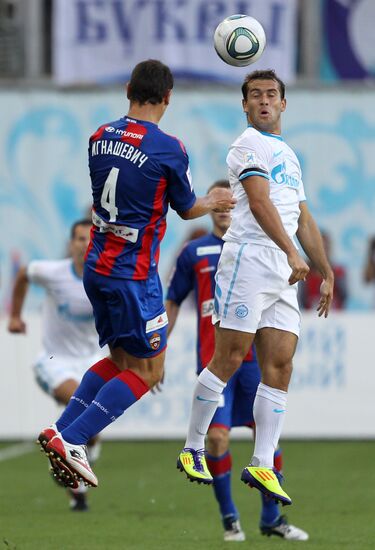 Football. Russian Premier League. CSKA vs. Zenit