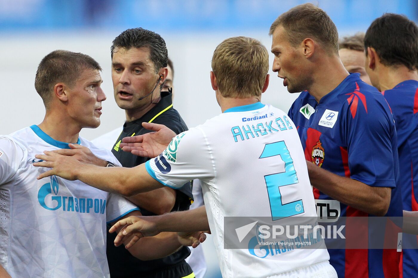 Football. Russian Premier League. CSKA vs. Zenit