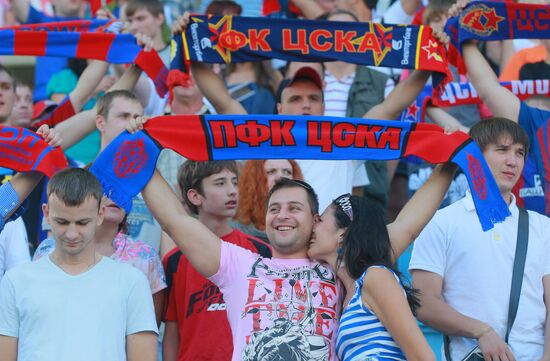 Football. Russian Premier League. CSKA vs. Zenit