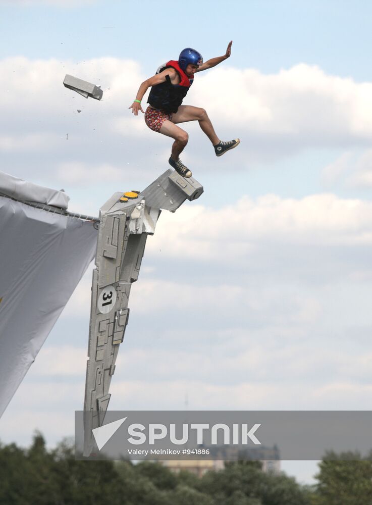 Red Bull Flugtag 2011 sports show staged in Moscow