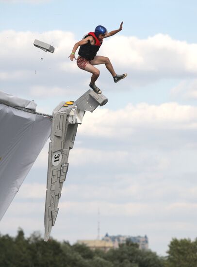 Red Bull Flugtag 2011 sports show staged in Moscow