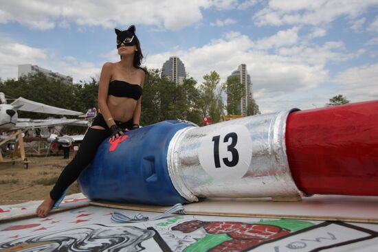 Red Bull Flugtag 2011 sports show staged in Moscow