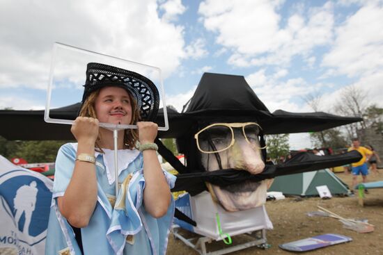 Red Bull Flugtag 2011 sports show staged in Moscow