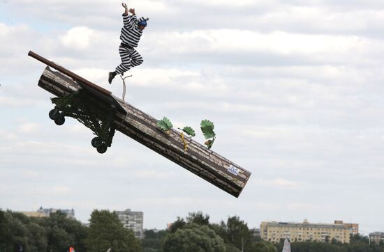 Red Bull Flugtag 2011 sports show staged in Moscow