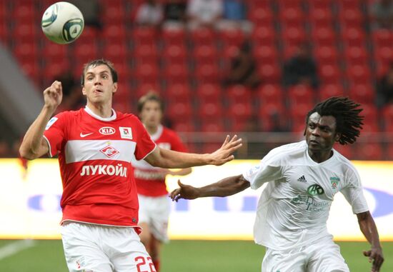 Russian Football Premier League. Terek vs. Spartak Moscow