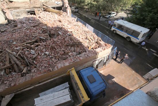 House No.25 in Bolshoy Kozikhinsky Lane demolished