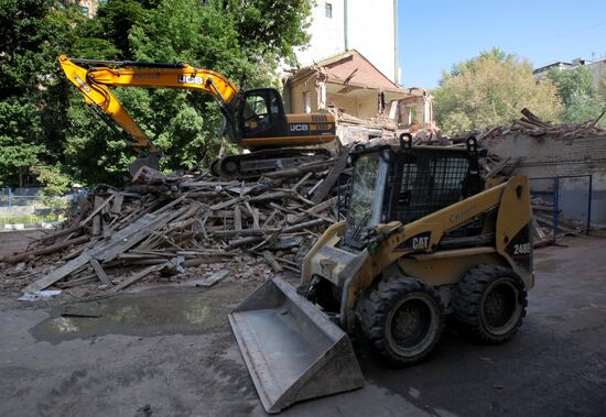 House No.25 in Bolshoy Kozikhinsky Lane demolished