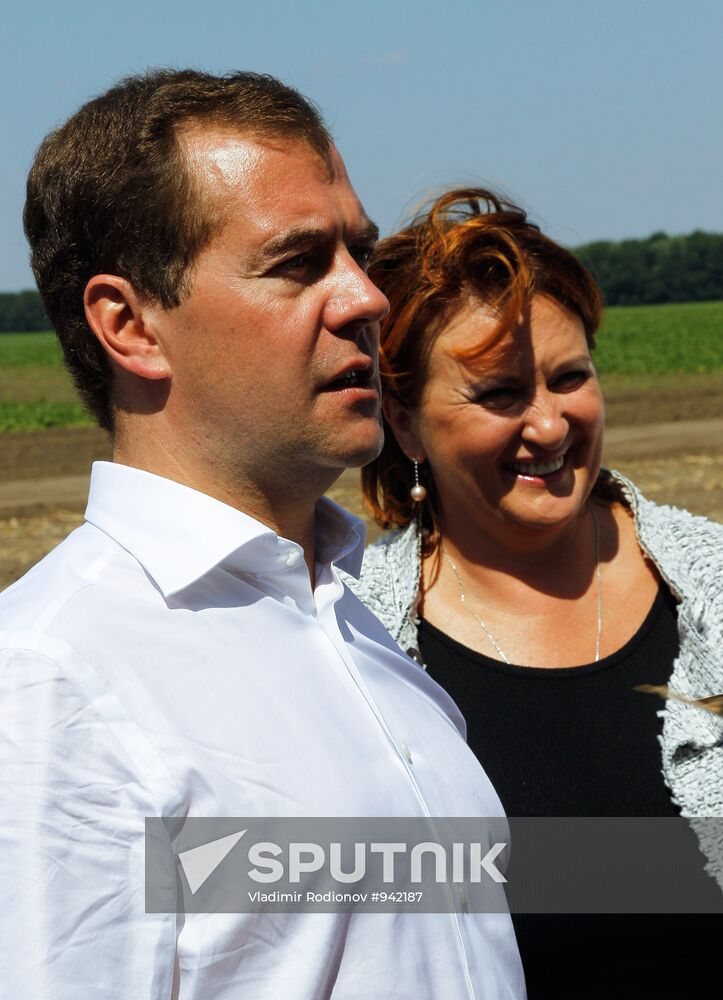 Dmitry Medvedev on working visit to Krasnodar Territory