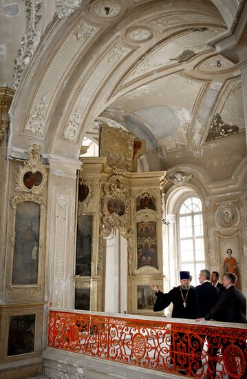Sergei Sobyanin visits Church of St. Clement the Martyr, Moscow