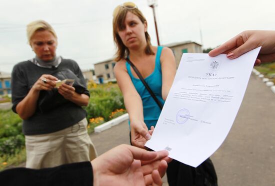 Actress Natalia Zakharova released from prison