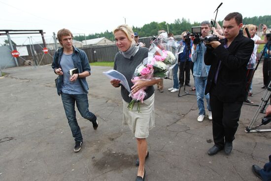 Actress Natalia Zakharova released from prison
