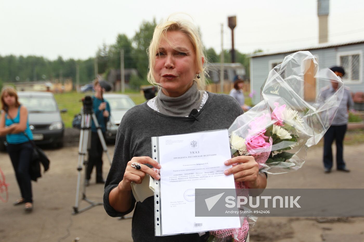 Actress Natalia Zakharova released from prison