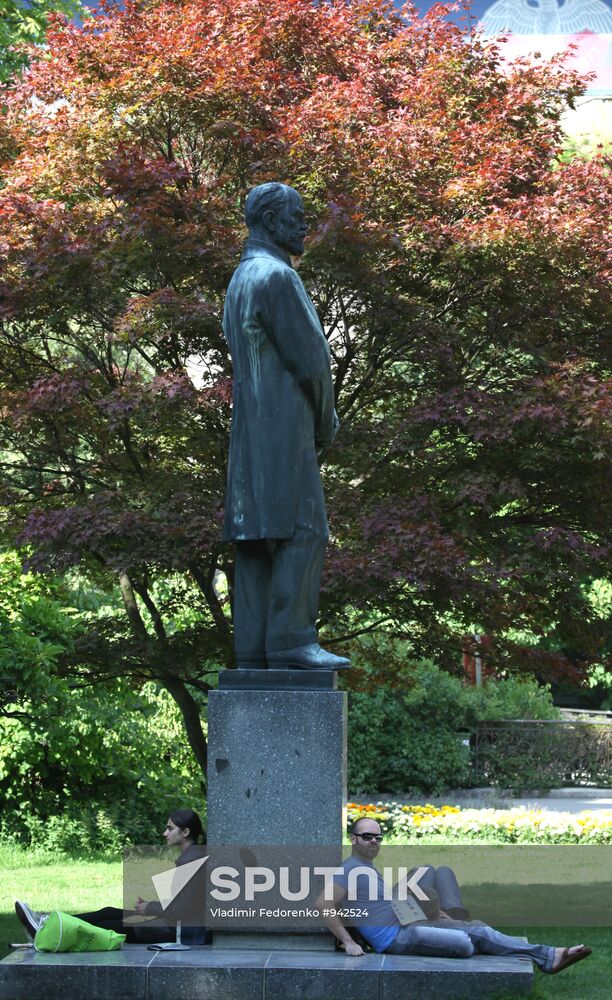 Monument to composer Antonín Dvořák