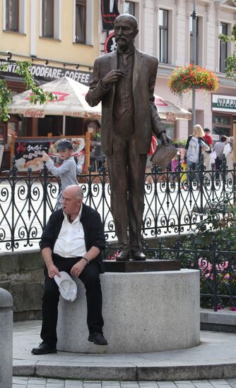 Monument to Tomáš Masaryk in Karlovy Vary