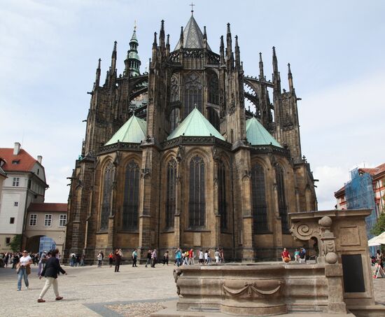 St. Vitus, St. Wenceslas and St. Adalbert Cathedral in Prague