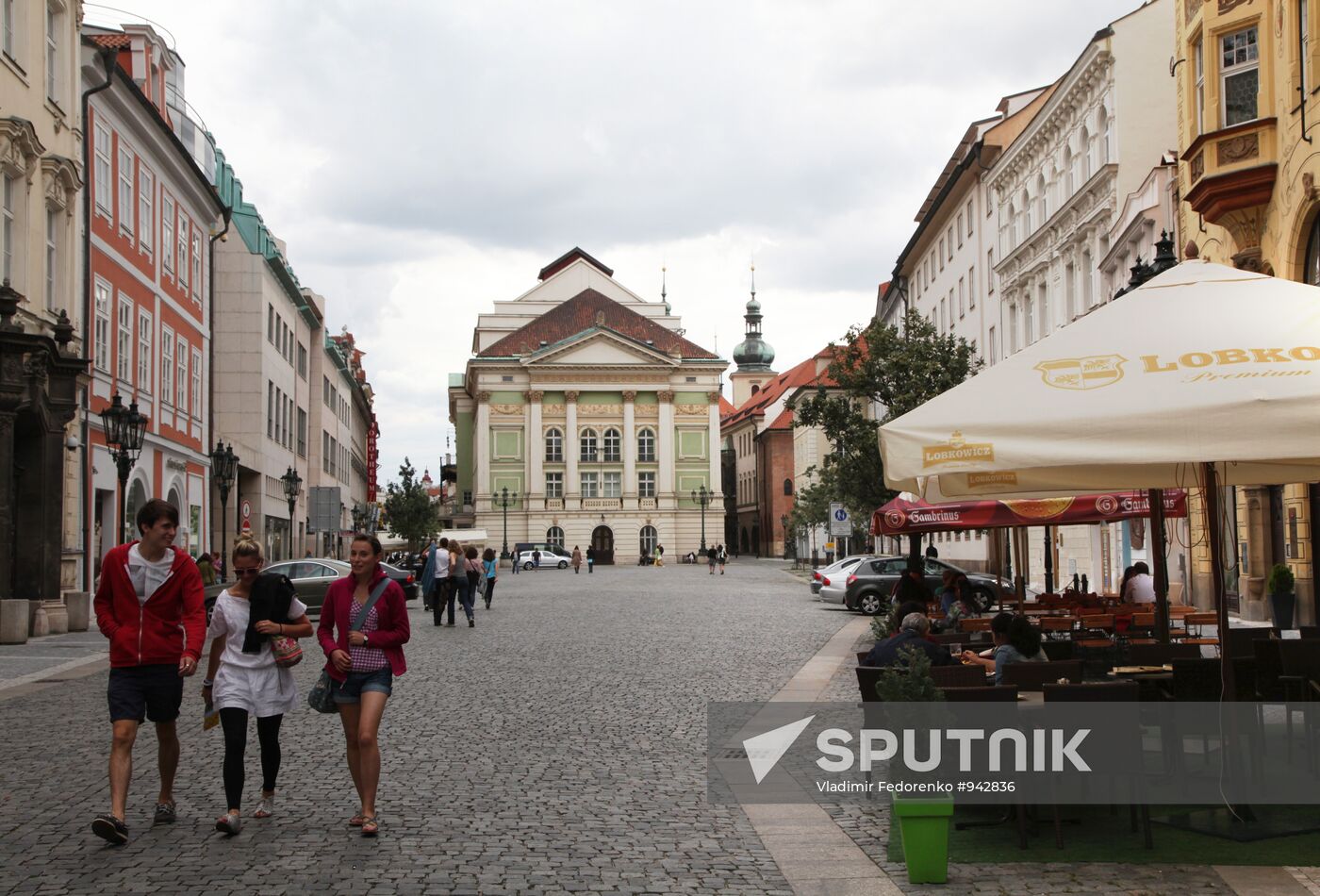 Fruit Market square, Prague