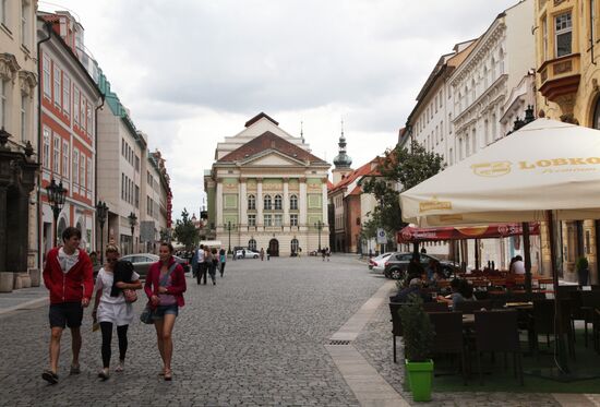 Fruit Market square, Prague