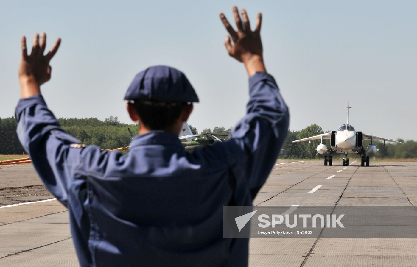 Military airbase in Voronezh Region