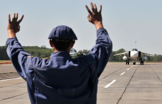 Military airbase in Voronezh Region