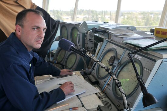 Military airbase in Voronezh Region