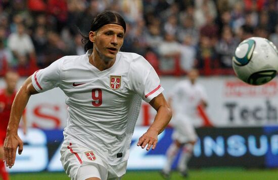 Russia vs. Serbia friendly football match