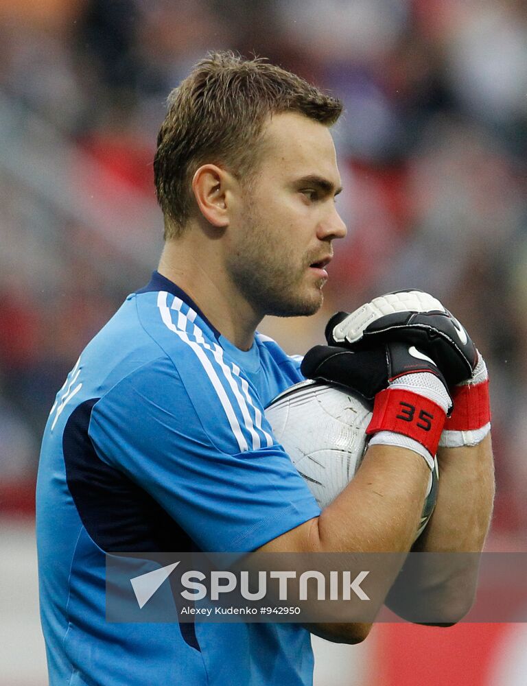 Russia beats Serbia 1-0 in friendly football match