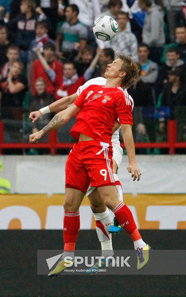 Russia beats Serbia 1-0 in friendly football match