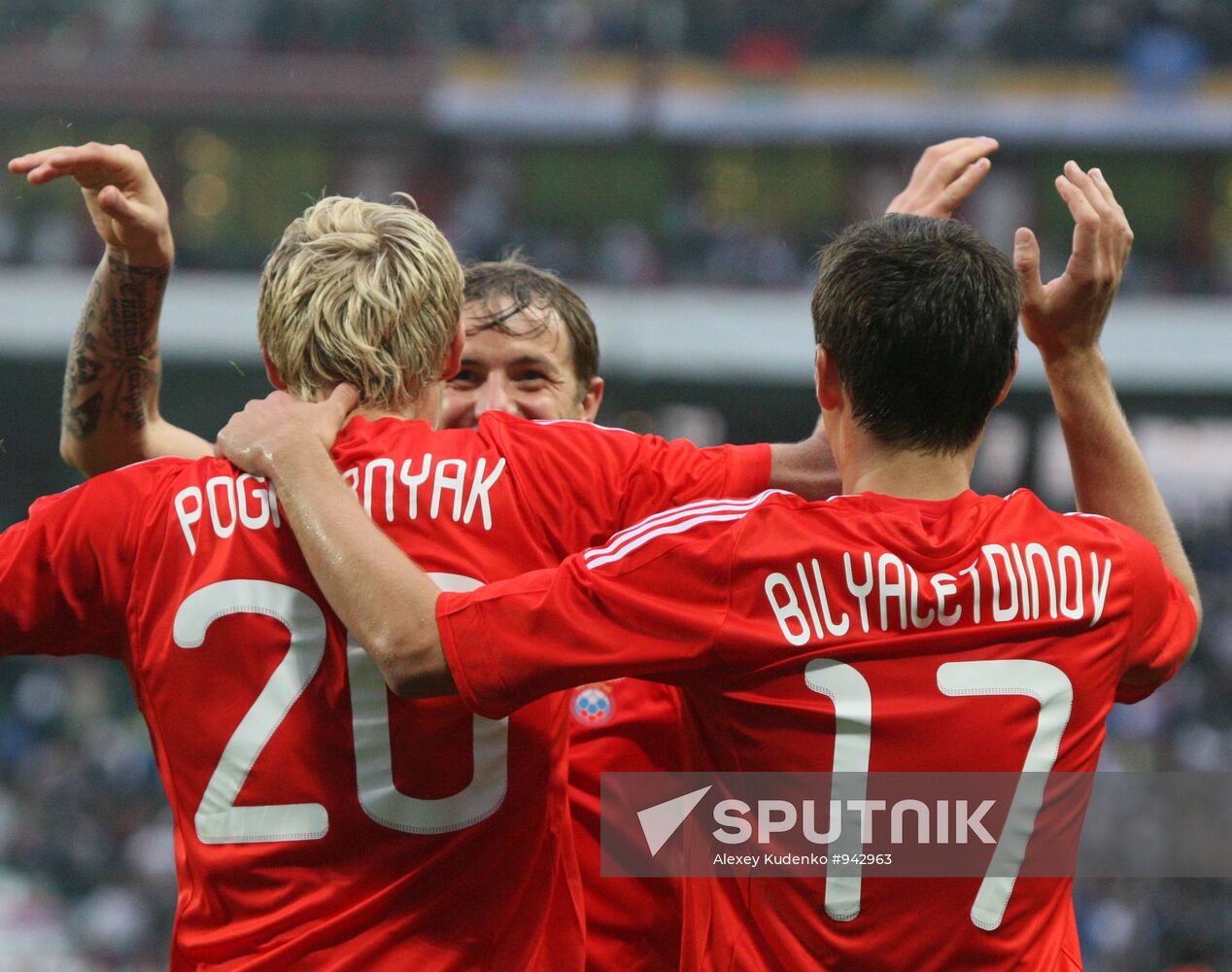 Russia vs. Serbia friendly football match