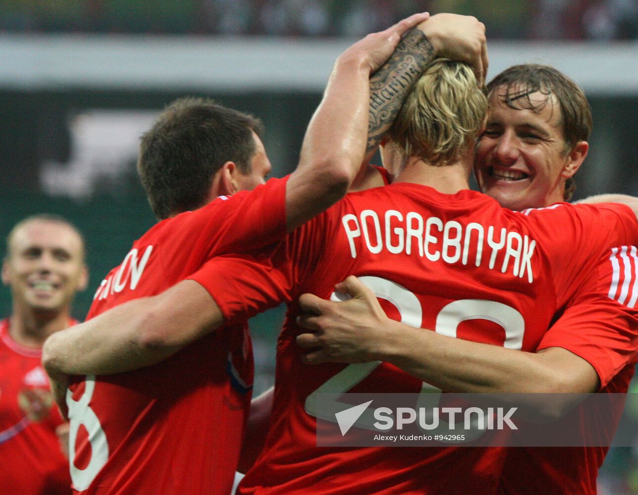 Russia vs. Serbia friendly football match