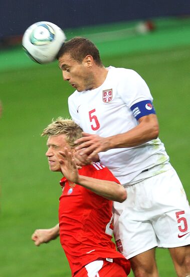 Russia vs. Serbia friendly football match