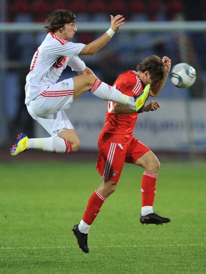 Russia's 2nd football squad vs. youth team friendly match