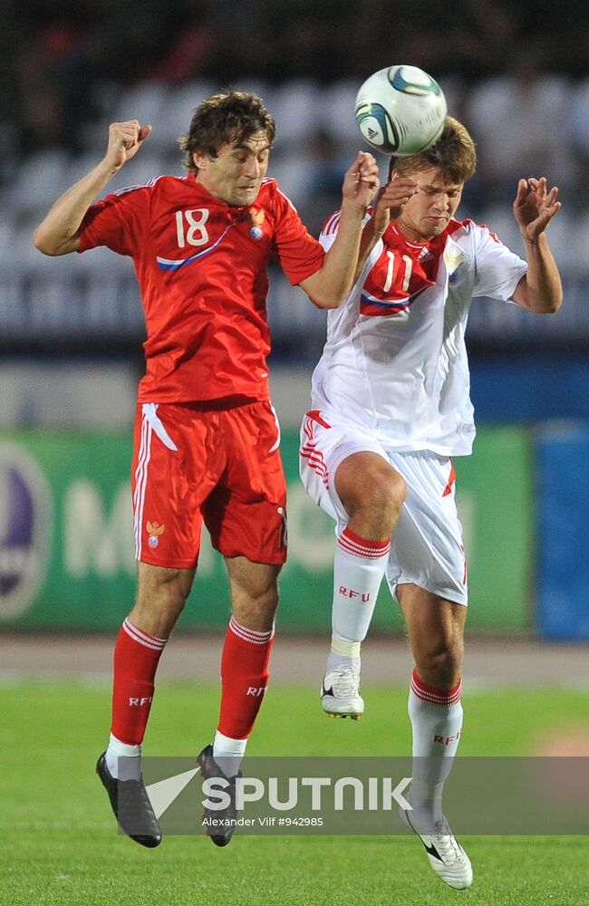 Russia's 2nd football squad vs. youth team friendly match