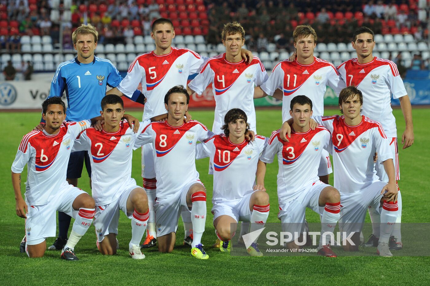 Russia's 2nd football squad vs. youth team friendly match