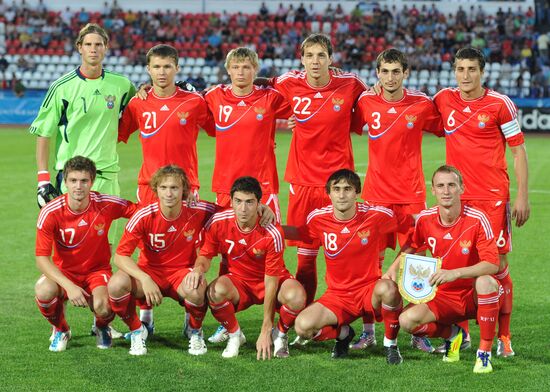 Russia's 2nd football squad vs. youth team friendly match
