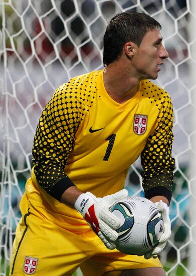 Russia beats Serbia 1-0 in friendly football match