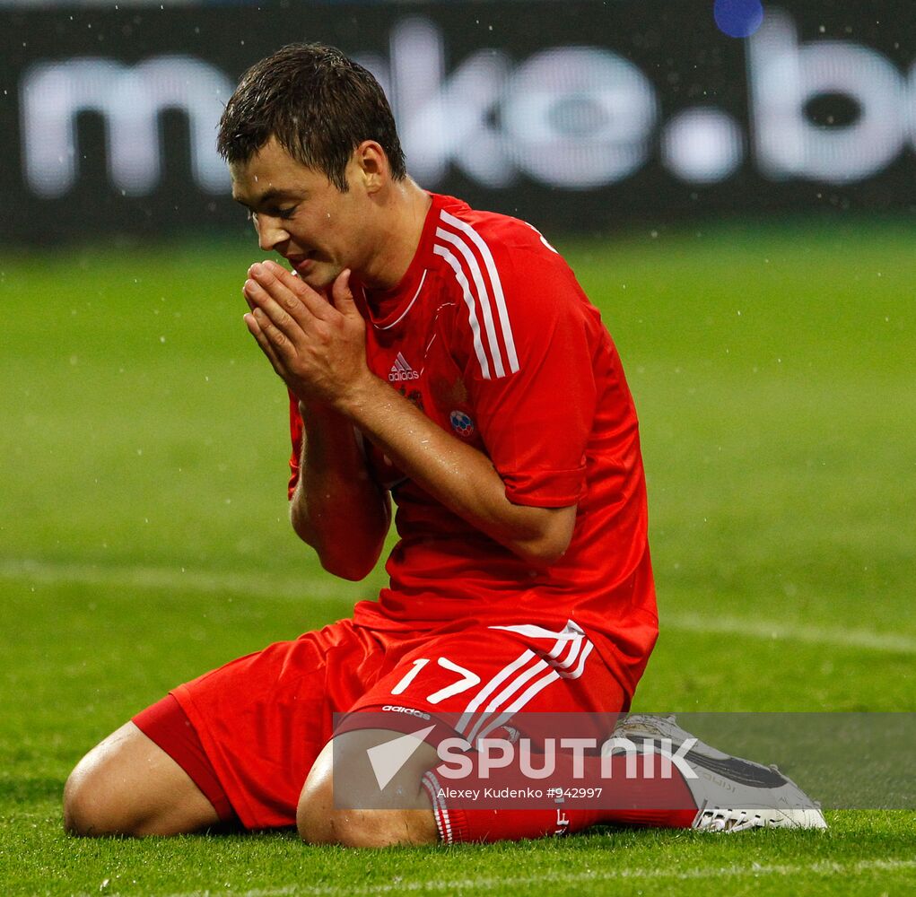 Russia beats Serbia 1-0 in friendly football match