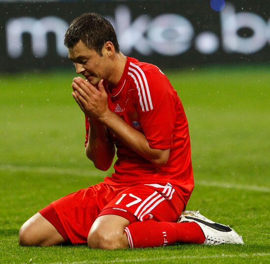 Russia beats Serbia 1-0 in friendly football match