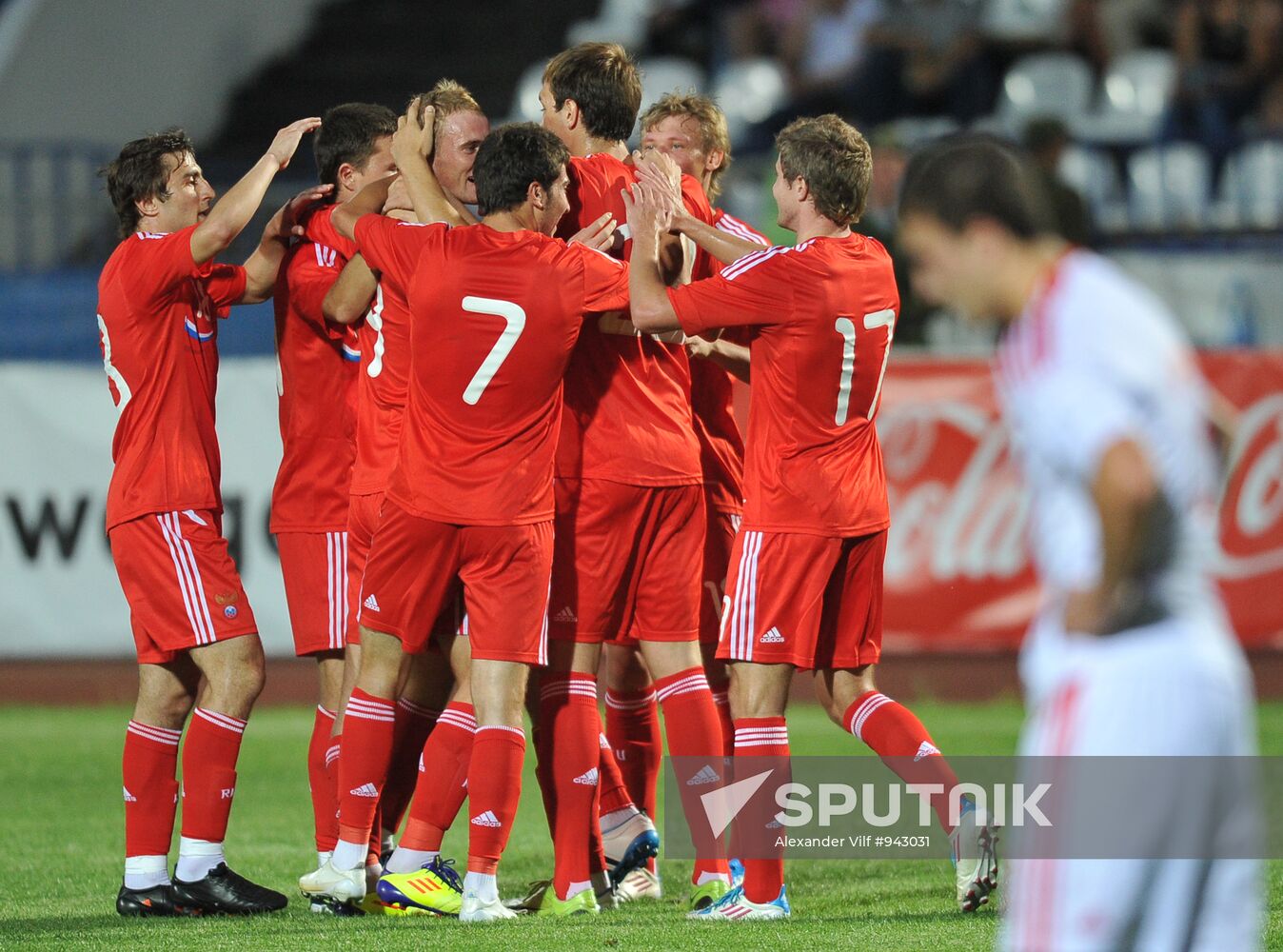 Russia's 2nd football squad vs. youth team friendly match