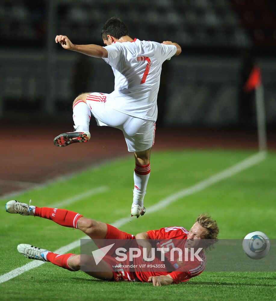 Russia's 2nd football squad vs. youth team friendly match