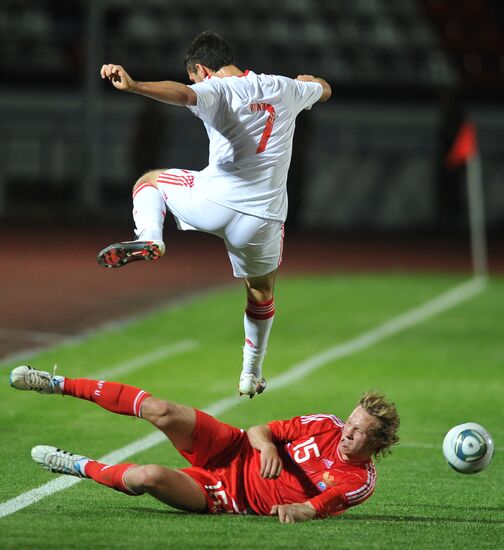 Russia's 2nd football squad vs. youth team friendly match
