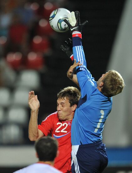 Russia's 2nd football squad vs. youth team friendly match
