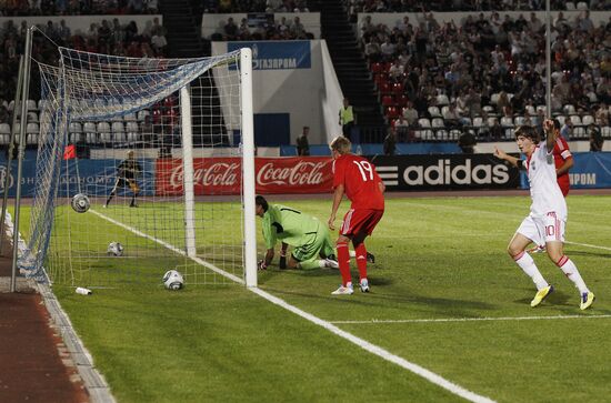 Russia's 2nd football squad vs. youth team friendly match