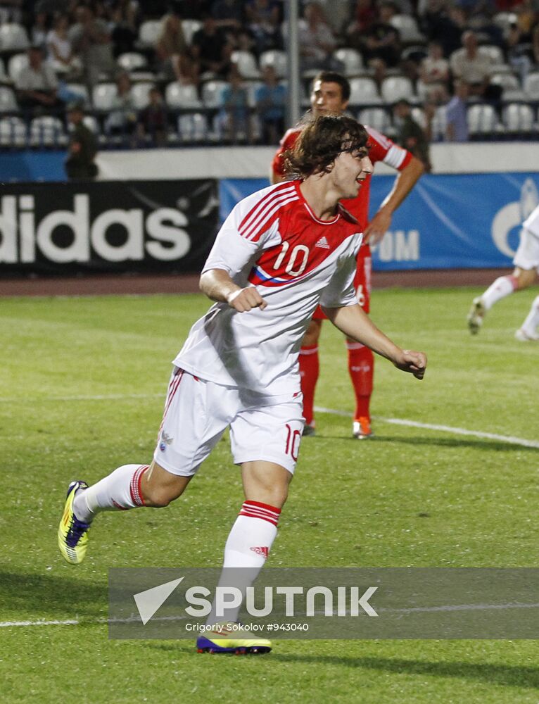 Russia's 2nd football squad vs. youth team friendly match