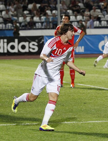 Russia's 2nd football squad vs. youth team friendly match